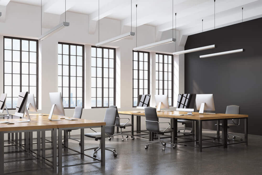 LED-belysning for kontorer og åpne områder