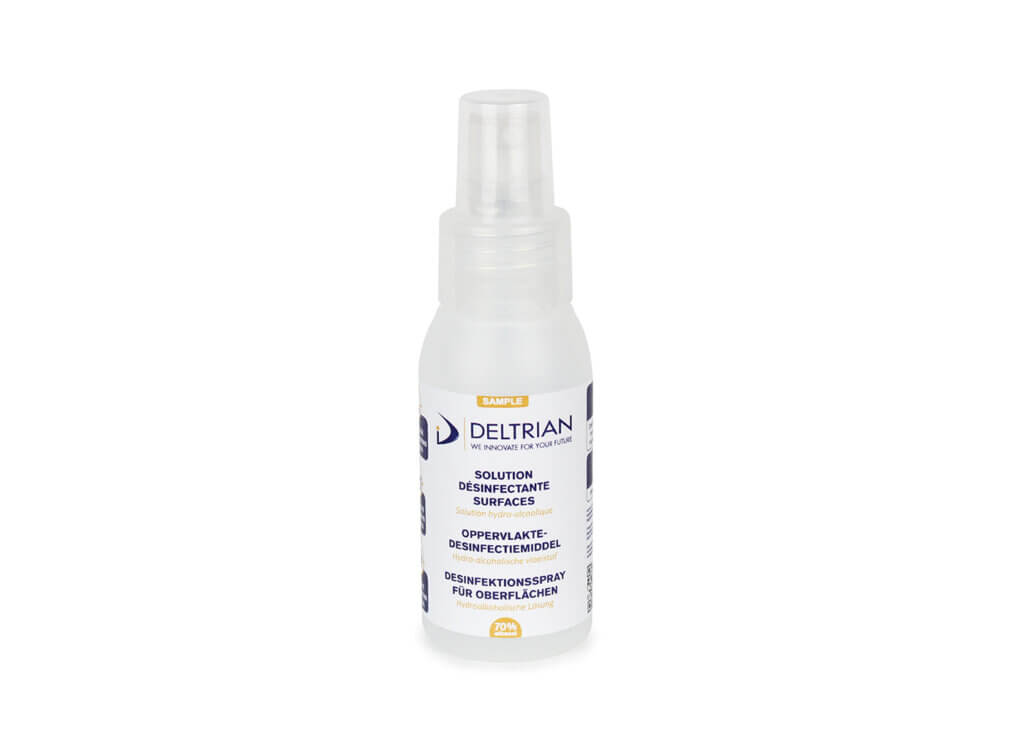 Illustration Spray desinfeksjonsmiddel for overflate på 50 ml